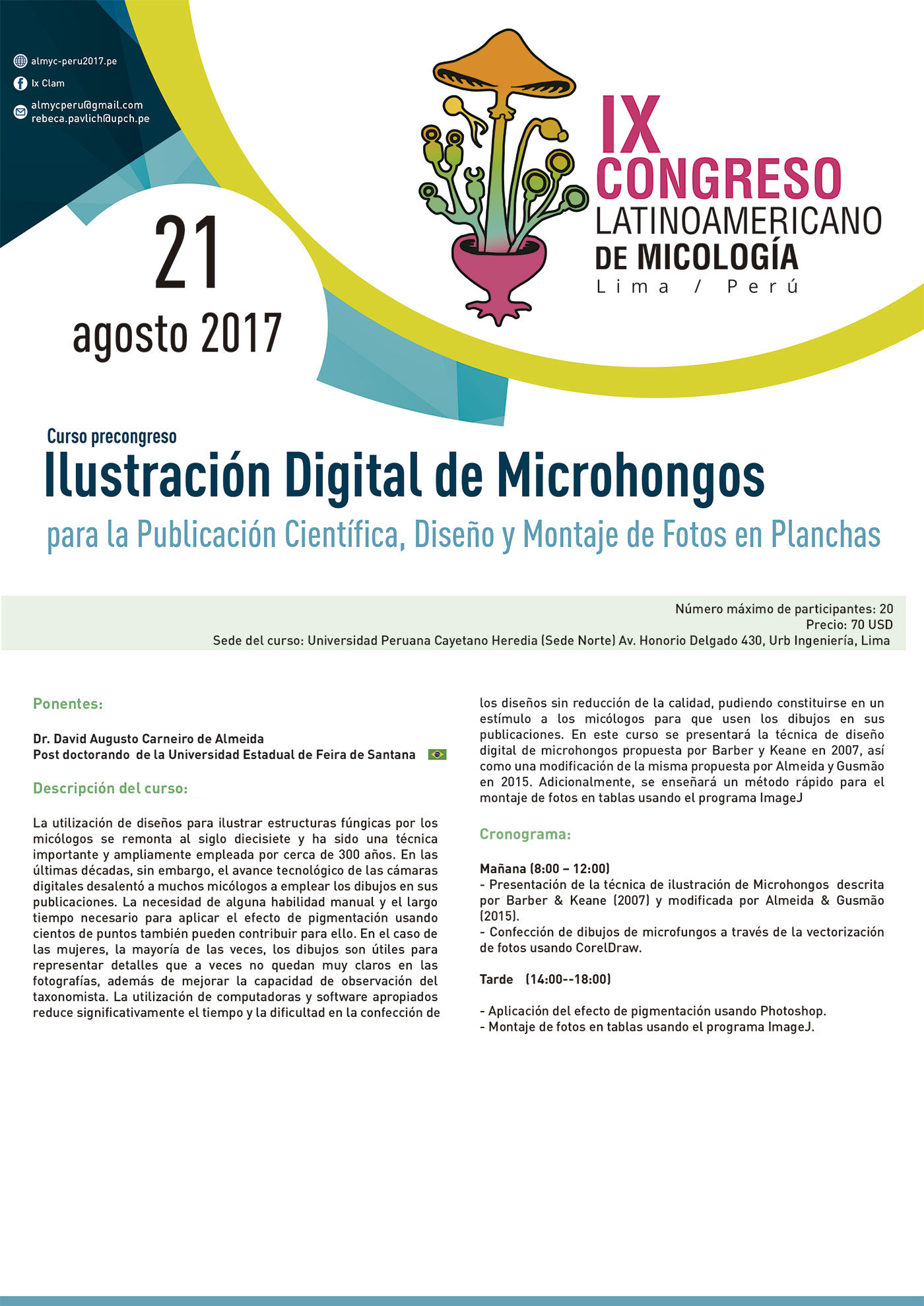 ILUSTRACION DIGITAL DE MICROHONGOS PARA LA PUBLICACION CIENTIFICA DISEO Y ONTAJE DE FOTOS EN PLANCHAS